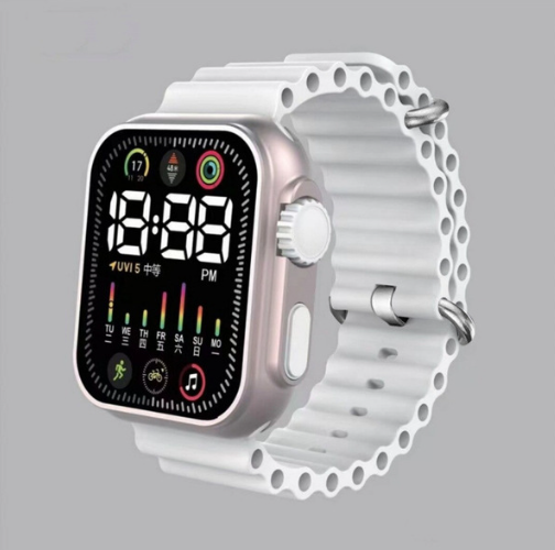 New LED electronic watch O7 ocean with net red fashion digital sports student LED electronic watch