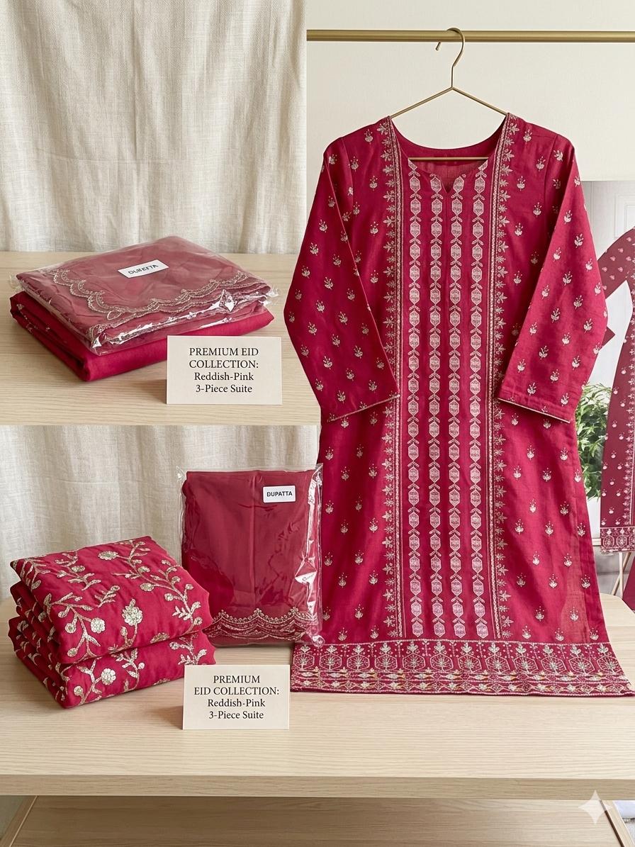 Women's Crinkle Georgette Gown  Three Piece Set